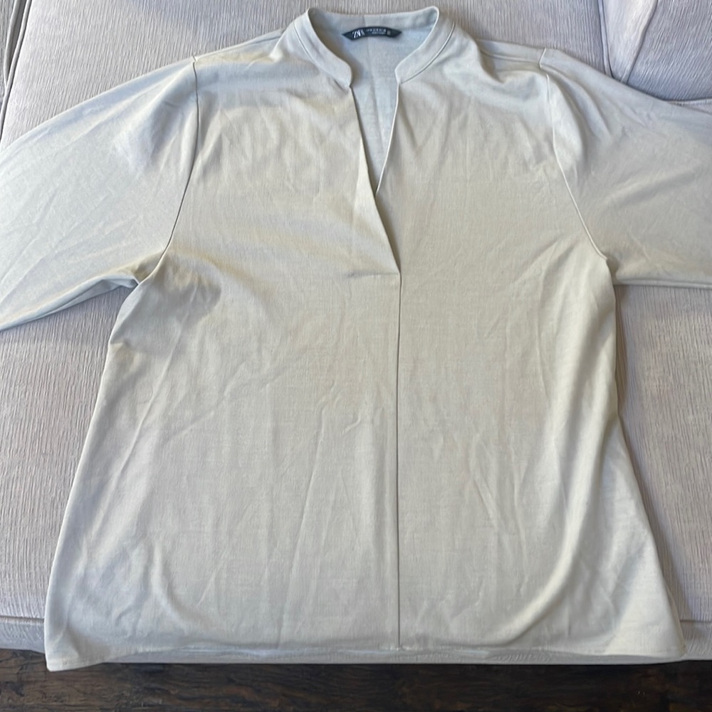 Zara beige top